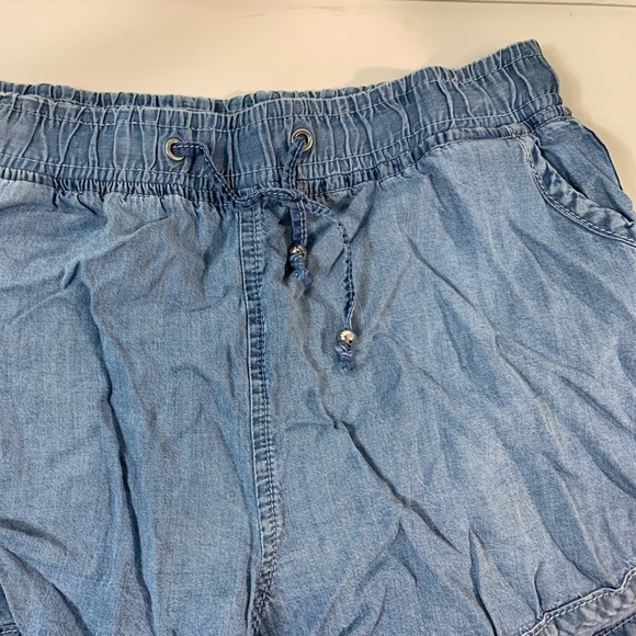 ONLY Blue String Shorts - Picture 2 of 5